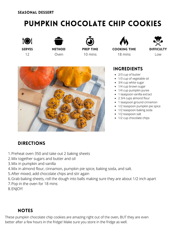 pumpkin chocolate chip cookies pumpkin chocolate chip cookies