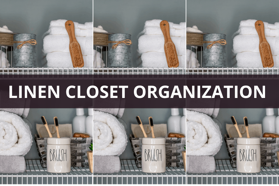 linen closet organization